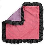 One Grace Place Sassy Shaylee Binky Blanket, Black/Pink/Purple by One Grace Place