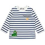 アスナロ（トップス 長袖tシャツ） はらぺこあおむし Tシャツ 長袖 男の子 ベビー エリックカール80 ネイビー