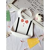 Cozyrom お食事エプロン ソフト スタイ よだれかけ 赤ちゃん幼児用食品キャッチャーと防水細菌抵抗性ソフト シリコン ベビービブ (H01)