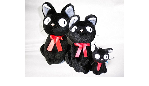 Amazon 魔女の宅急便 黒猫のジジ ぬいぐるみ Mサイズ Sサイズ マスコットキーホルダー ３点セット ぬいぐるみ おもちゃ