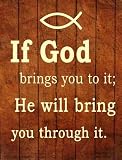 Smart Blonde P-1197 If God Brings You To It Metal Novelty Parking Sign