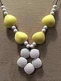 Silicone Food Grade Baby SALE PROMOTION White Yellow Teething Necklace for Nursing Mom - Baltic Ambe