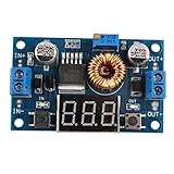 電源モジュール パワーモジュール 調整可能 ステップダウン 電圧計 5A 75W DC-DC