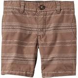 Carter's(カーターズ) ストライプキャンバスショーツ ブラウン ボトムスショートパンツ 2歳【並行輸入】