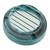 Best Quality Lighting LV51VRD Finished Outdoor Step Light with Clear Glass Shade, Green Verde [並行輸入品