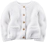 カーターズ Carter's ニット カーディガン 前開き ボタン 長袖 綿100% Knit Cardigan NB (50-55cm)