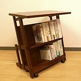豊岡クラフト　本棚付きサイドテーブル　SC108