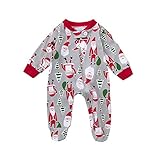 (プタス)Putars ベビー服 子供服 ロンパース 男の子 女の子 長袖 クリスマス サンタ 総柄 可愛い 秋 冬 新生児 歩行服 出産お祝い 記念日 プレゼント 0-24ヶ月