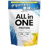アンビーク オールインワン プロテイン ホエイ バナナ風味 ビタミン11種配合 ミネラル4種配合 国産 1kg (バナナ, 1kg×1個)