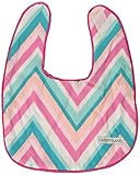 Caden Lane Ikat Collection Bib Set, Chevron Pink, 2-Count by Caden Lane [並行輸入品]