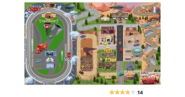 ディズニー カーズ トミカ カーズ 大きなワールドマップ ミニカー ダイキャストカー おもちゃ Amazon