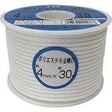 ユタカメイク:ユタカメイク ロープ ポリエステル金剛打ボビン巻 4mm×30m RSX-2 型式:RSX-2