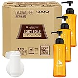サラヤ 【セット】 ラシュヴェール ボディーソープ 10L B.I.B. ＋ 詰替ボトル 400mL × 3本 ＋ 詰替用コック 1個 66722