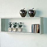 リサイクルウッド　ボックスシェルフＬ　ホワイト