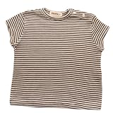 オーガニックコットン　キャップスリーブTシャツ(100ブラック):Tシャツとして、肌着として!