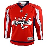 NHL Washington Capitalsチームカラーレプリカジャージーユース S レッド