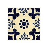 【ノーブランド品】[3月下旬頃～]メキシカンタイル10ｃｍ角6枚セット R8015