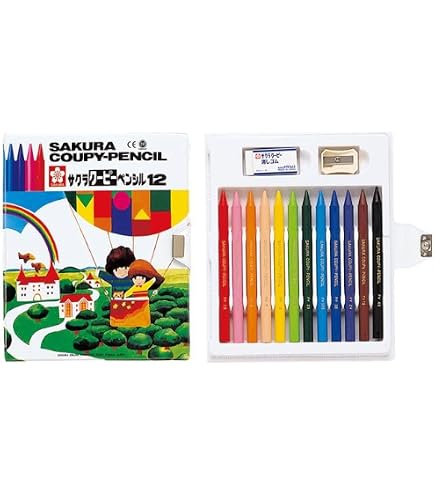 Amazon | クーピーペンシル 12色＋3色 / 夏休み 工作キット 低学年