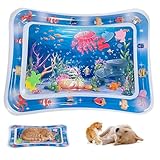 BDSAOP(のやは)猫用感覚ウォーターマットペットプレイ用水感覚プレイマット犬猫用ウォーターマット水感覚プレイマット犬猫用ウォーターマット犬のベッドマット水遊びマット涼しく快適熱中症暑さ対策クラゲ柄, 368465