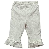 《秋冬春対応》(日本製) Pample Mousse(パンプルムース) 40/40接結天竺7分丈パンツ 90cm/IV NO.DP-73308