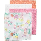 カーターズ Carter's/ 4-パックレースビングブランケット ピンク おくるみ One Size【並行輸入】