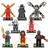 8pcs / lotキャプテンアメリカ3ミニフィギュアアイアンスパイダーマンWoman GwenグリーンGoblinシャドウDoctor Octopus Building Blocks