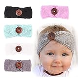 niceeshop ( TM )ベビーガールズヘアリボンストレッチヘッドバンドヘッドラップクリップHoops US サイズ: 7in