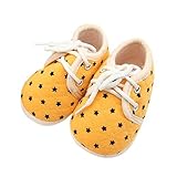 Sunward Stars Printed Toddler Anti-Slip Soft Baby Shoes (Size 12,Age 6~12 Month, Yellow) by Sunward
