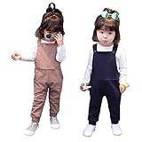 ベビー服 女の子トレーナー 子供服 Pojour 冬秋 防寒 Tシャツ＋カバーオール 可愛い長袖 無地 オシャレ 綿 通園 発表会 旅行 記念日 プレゼント ブラウン