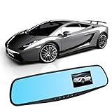 Egmy? 2.8" TFT Rearview mirror Tachograph,Full HD 1080P Auto Car DVR Camera Video Recorder Dash Cam 