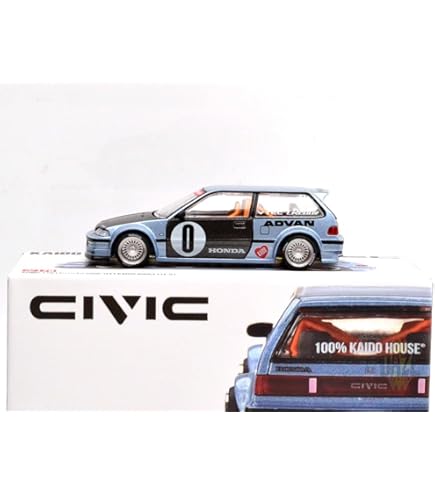 Amazon | □INNO64 イノモデル 1/64 ミニカー シビック EF9 出光MOTION