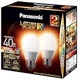 パナソニック LED電球 口金直径26mm プレミアX 電球40形相当 電球色相当(4.9W)...