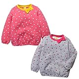 ベビー服 女の子 トレーナー 長袖 Moujonjon ムージョン 裏毛 MID AIR素材 ストレッチ 日本製 ドット ネコ リボン 女児 ベビー (2.グレー/90cm)