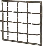 azi-azi 窓格子 フラットバー ウィンドウカバー ブラウン