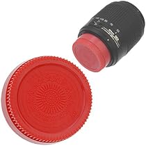 Amazon | Fotodiox Designer (レッド) リアレンズキャップ Nikon
