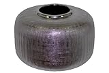 UTC 70831 Large Silver Ceramic Vase with Metallic Finish [並行輸入品]