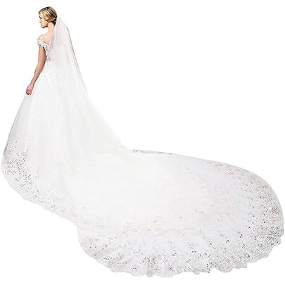 Amazon.co.jp: misakinoya ウエディングベール ロングベール 花嫁