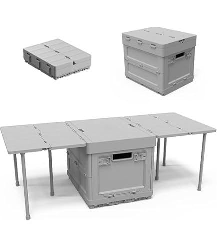 Amazon.co.jp: UPF 新昇級 キャンプ 収納ボックス 折りたたみ キャンプ