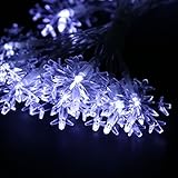 dzt1968 2.2 M 20ledの新しいスノーフレーク文字列クリスマスウェディング祭装飾ライト 9*8.6*2.2cm