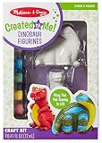 Melissa & Doug decorate-your-own恐竜Figurinesクラフトキット – ペイント2 solid-resin恐竜