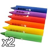 First Steps 6 Baby Bath Crayons - For Fun in Bathtime Educational Toy by Rose Evans