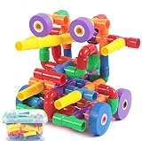 パイプの積み木のpin挿pin装水道管幼稚園の幼児教育の益智の子供のおもちゃの66粒，95粒，156粒 (95)