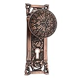 Adonai Hardware Diana Brass Door Knob with Plate