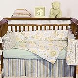 ベビードール寝具植物園ベビーベッド寝具セット、グリーン