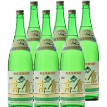 Amazon.co.jp: 高倉 30度 1800ml×6本 黒糖焼酎 奄美大島酒造