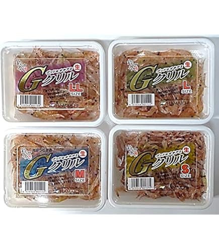 Amazon | Koharu つり物語 極Sサイズ(極小オキアミ) 釣りエサ用 不凍