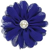 MANDY Creased Flower Navy