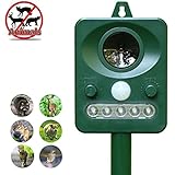 猫よけ YOUVISUAL 動物撃退器 アニマルバリア 野生動物対策器 鳥除け 犬除け ソーラー充電式 赤外線動作センサー 超音波LED強力フラッシュライト防水防塵 簡単設置 害獣対策 猫犬退治 害獣