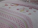 Cynthia Rowley Applique Swinging Girl, Flowers, Bird Quilt Full/Queen [並行輸入品]