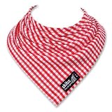 SKIBZ Dribble Bib - Red Gingham by Skibz